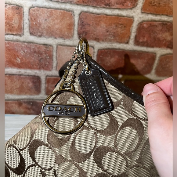 Signature Brown Coach Purse - Picture 7 of 14